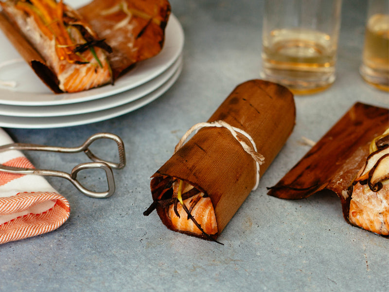 Cedar sale wrapped salmon