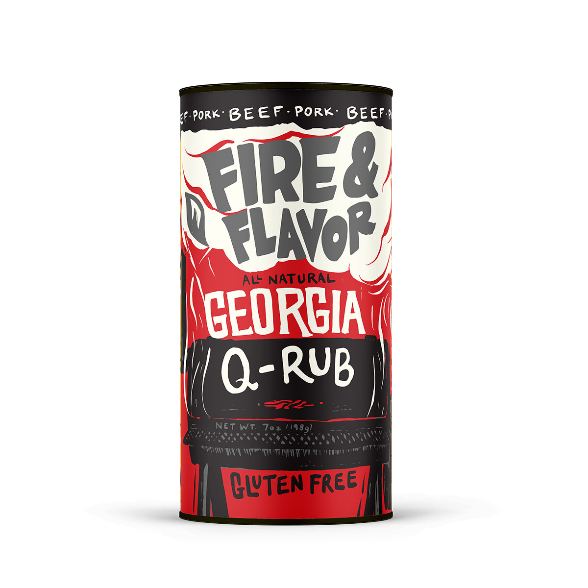 Georgia Q Dry Rub – Fire & Flavor