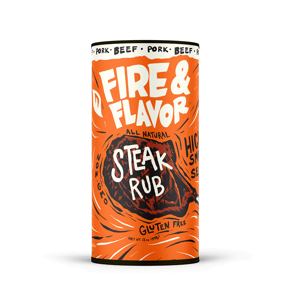 Shiitake Steak Rub 5.0 oz | Fire & Smoke