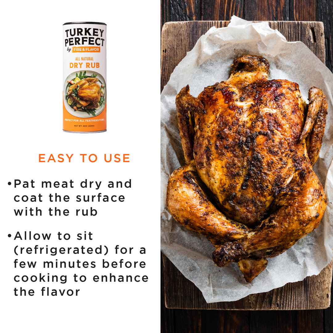 Turkey Perfect All Natural Turkey Rub Fire Flavor